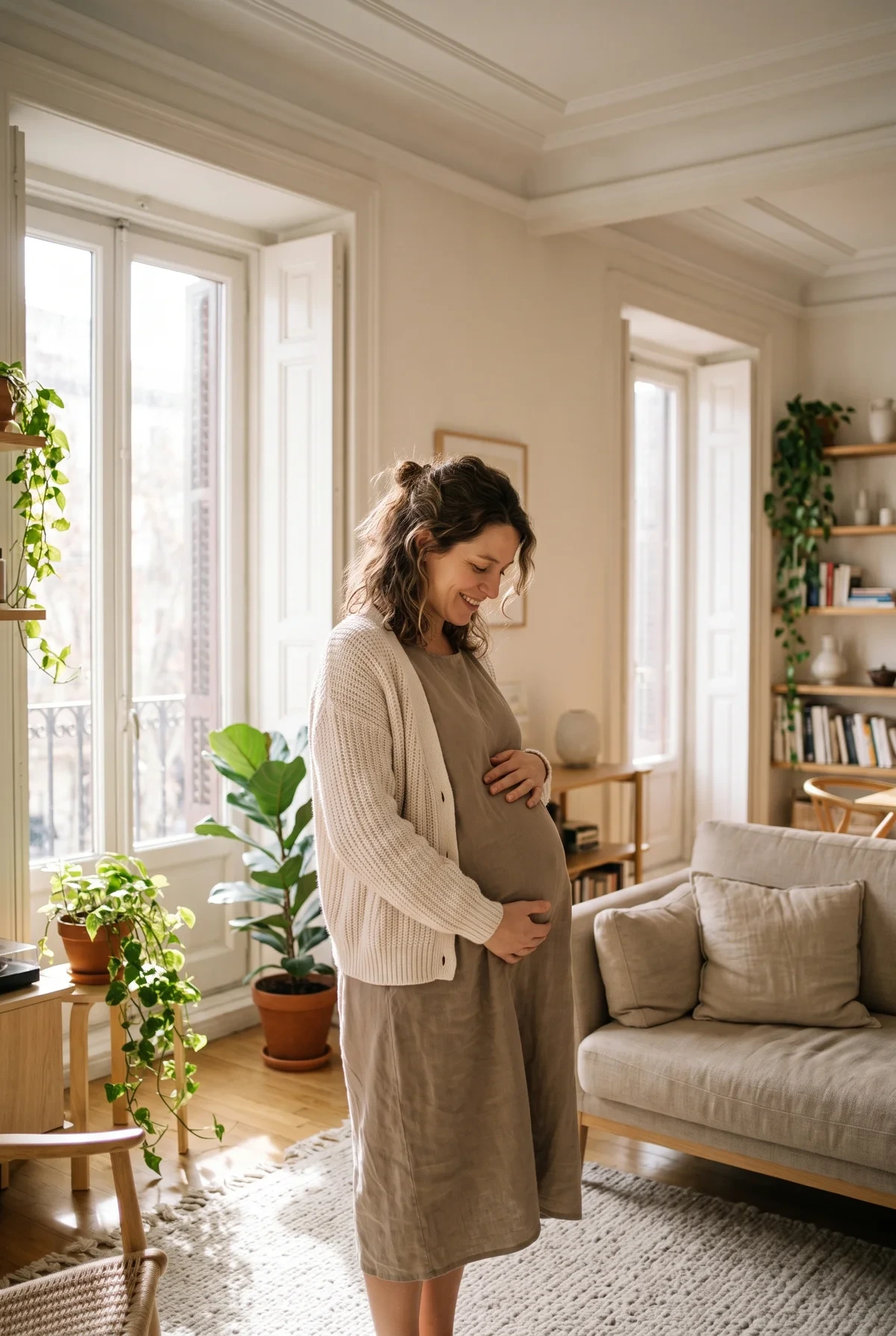 Exame de ultrassom obstétrico detalhando os movimentos respiratórios e o perfil fetal com 28 semanas