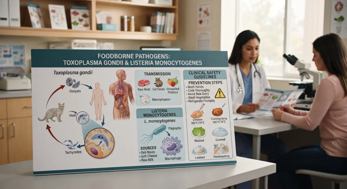 Frutas e verduras frescas sendo lavadas e desinfetadas com solução de hipoclorito de sódio